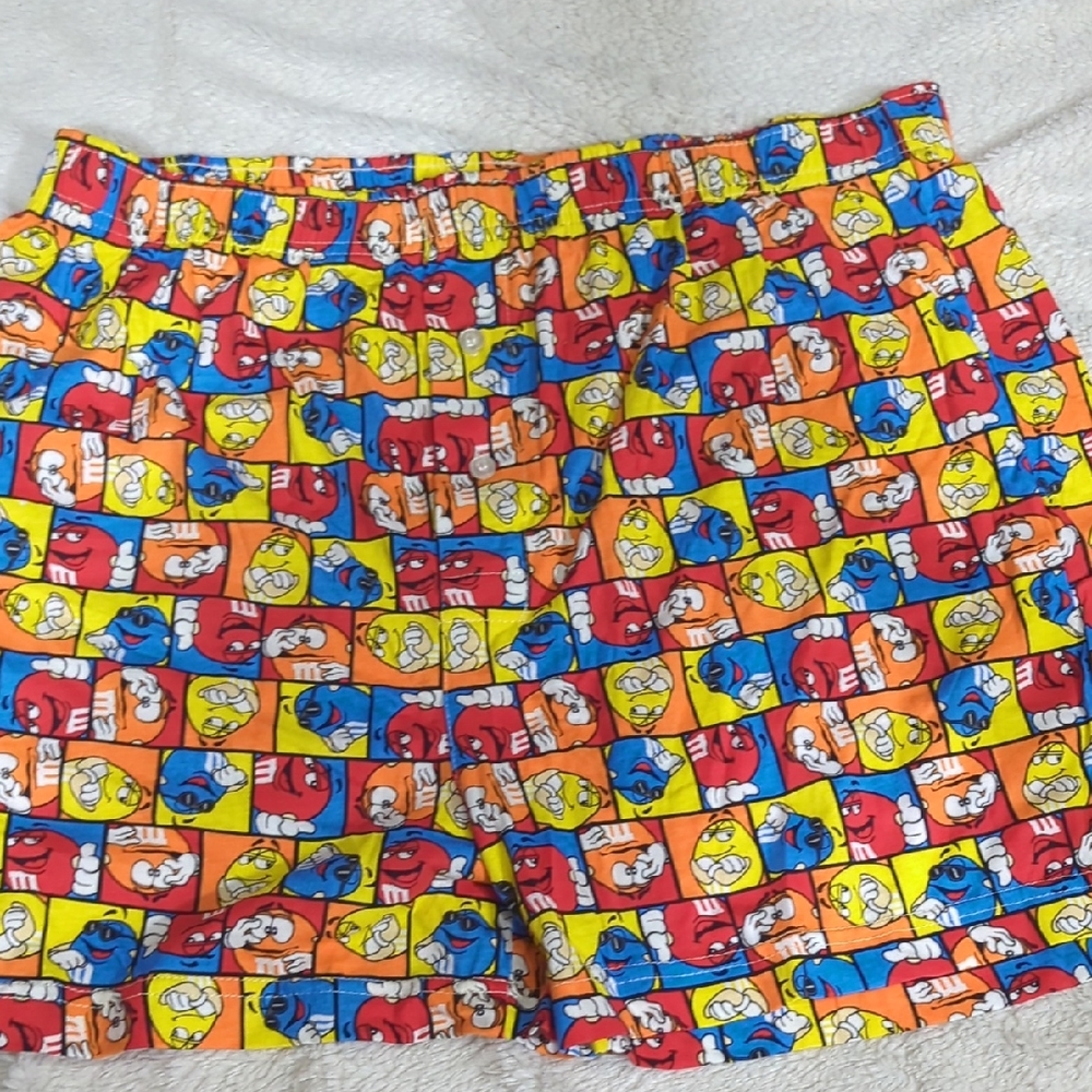 M&M'S Multicolor Cartoon Print Fabric